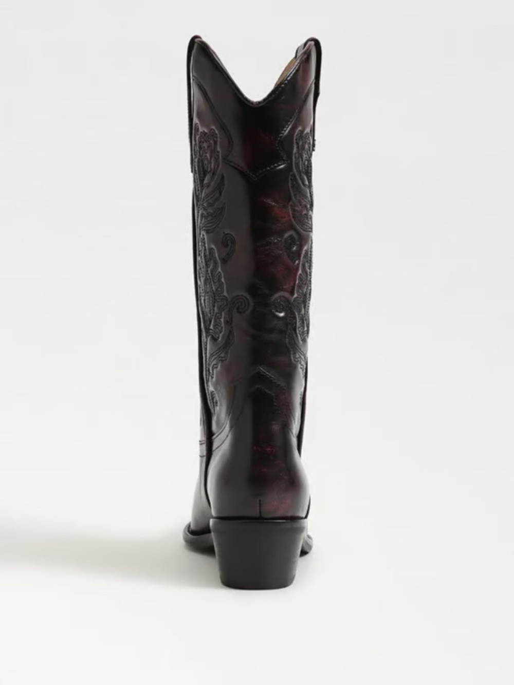 Sam Edelman Rue Western Boot (Merlot) - Picture 4 of 9